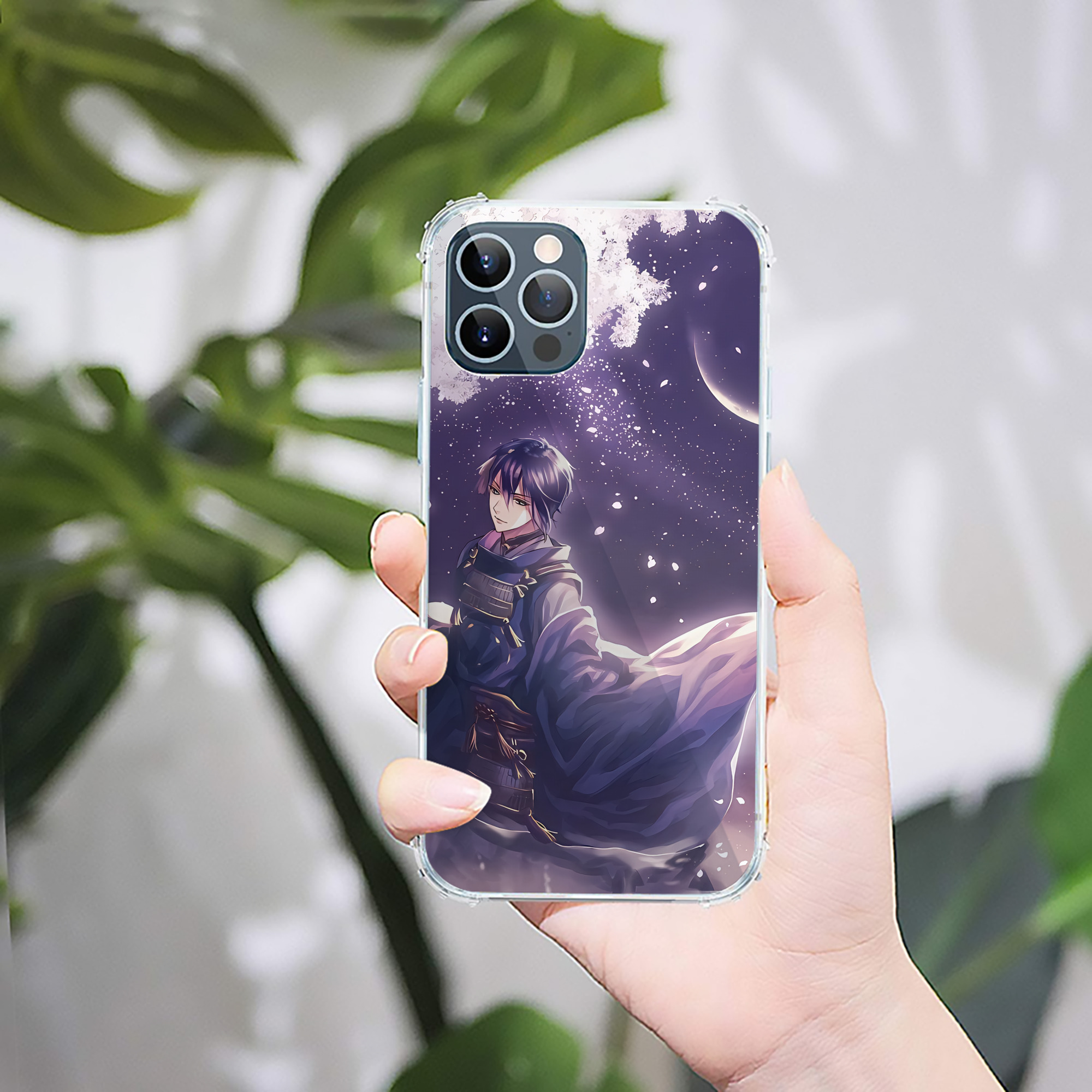 （画像用） 刀剣乱舞 Touken Ranbu 【iPhone 12シリーズ対応】透明スマホケース（クリアソフトケース）